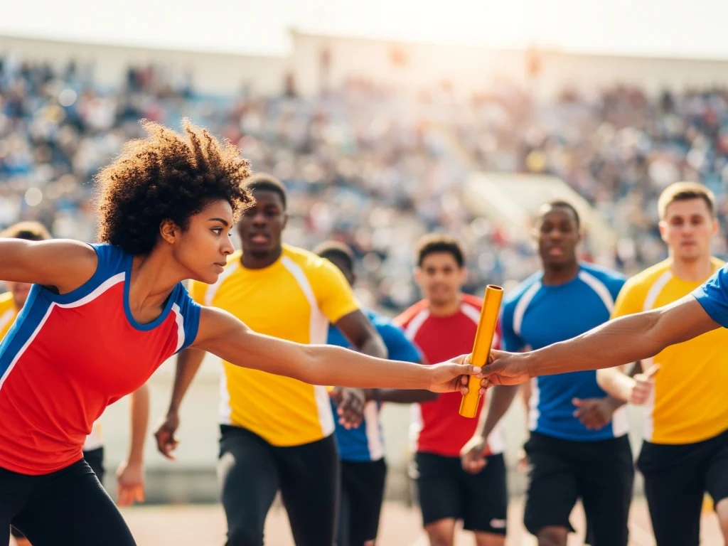 materi lari estafet kelas 11