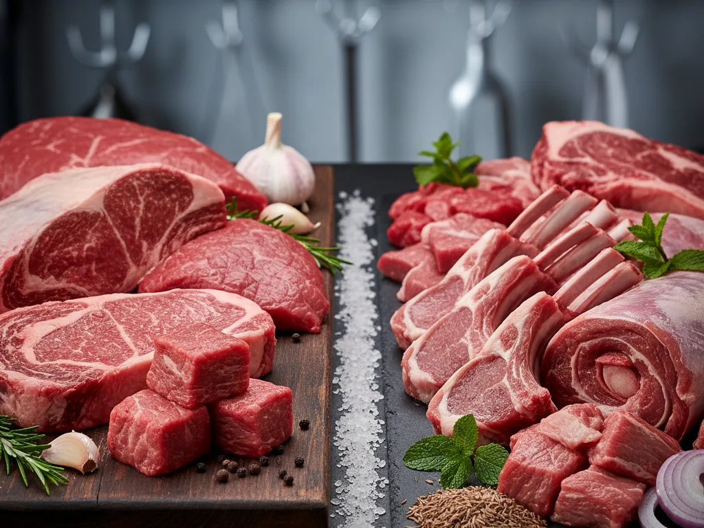 Daging Merah Sapi dan Kambing