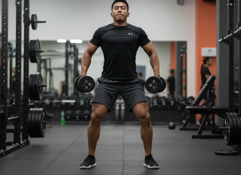 Dumbbell Shrug
