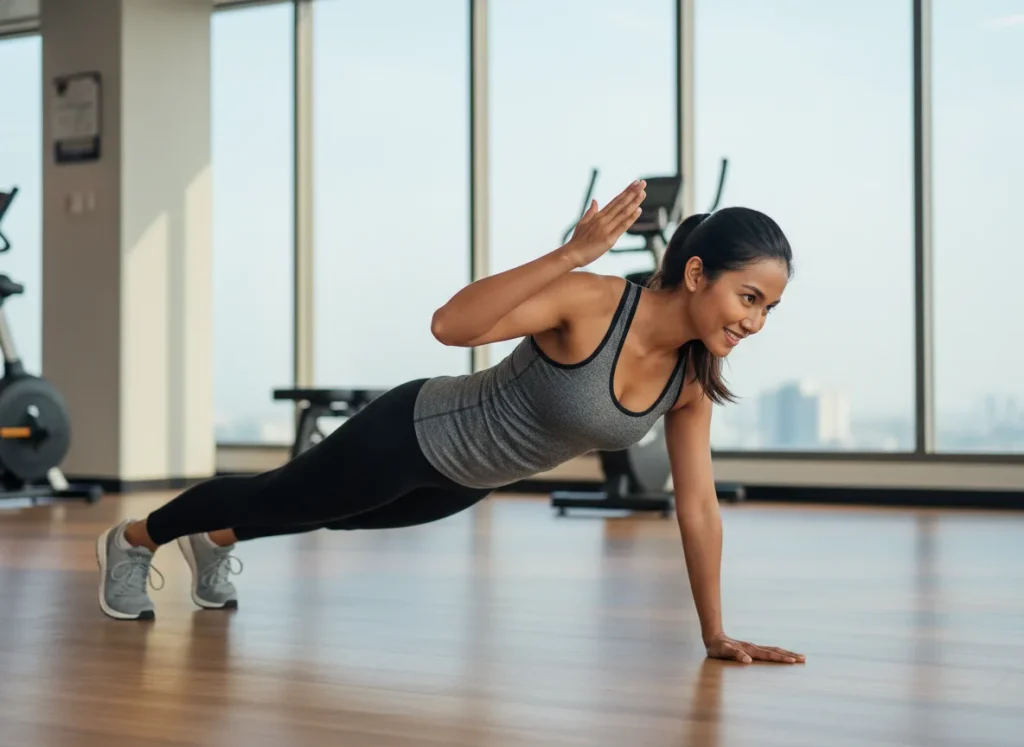 Shoulder Tap Plank