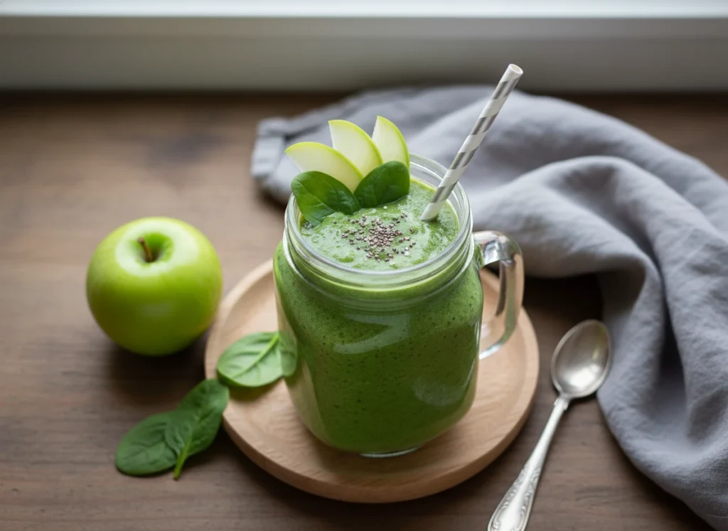 Smoothie Apel Bayam