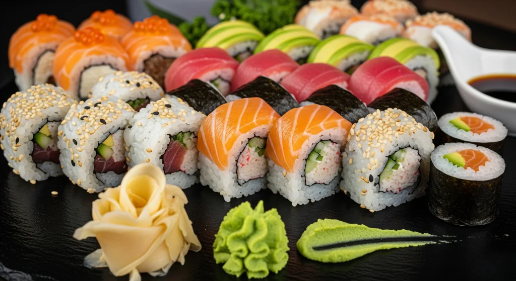 makan siang untuk diet pemula - Sashimi atau Sushi Roll