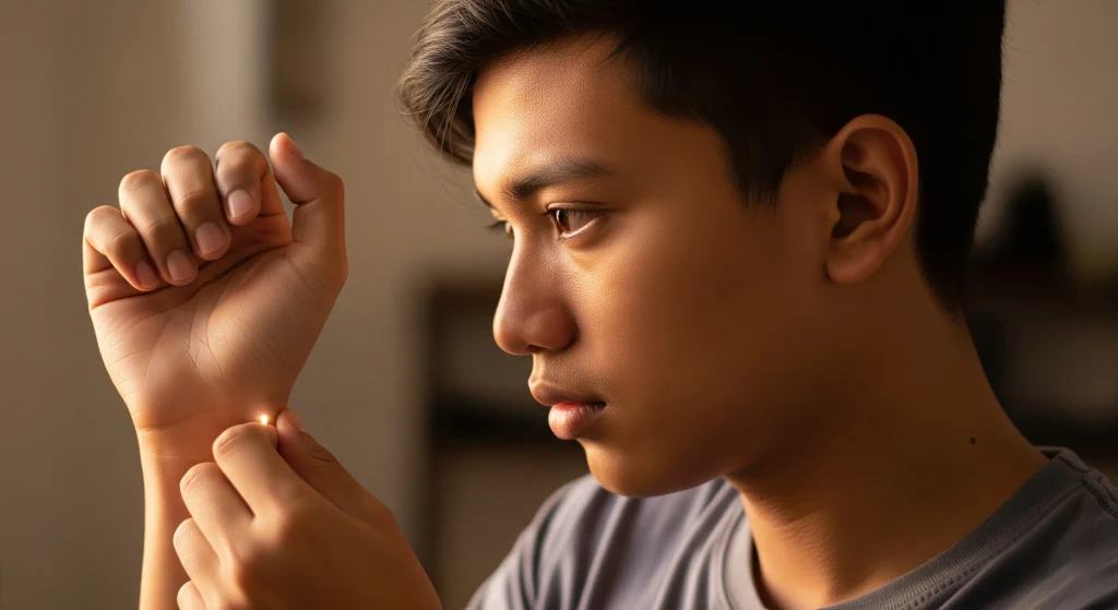 memperbesar pergelangan tangan