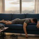 posisi tidur setelah gym